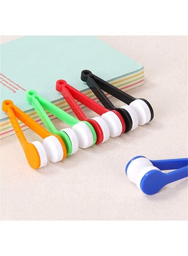 فرشاة تنظيف نظارات شمسية مكوّنة من 5 قطع – أداة صغيرة لتنظيف عدسات النظارات على شكل مشبك مع فرشاة ناعمة، مناسبة لتنظيف نظارات النظر والنظارات الشمسية وملحقاتها - Image 5